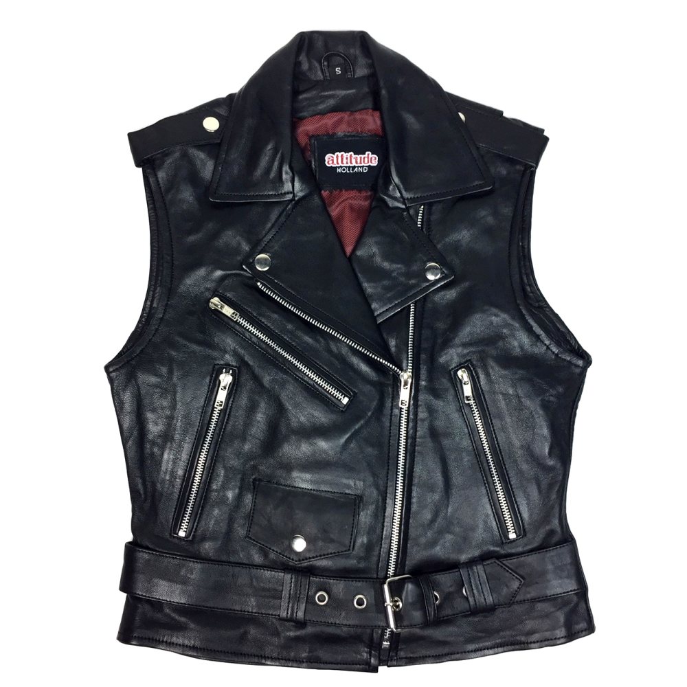 Attitude Holland Attitude Holland Leather Jacket Lamb Marlon Brando Ves
