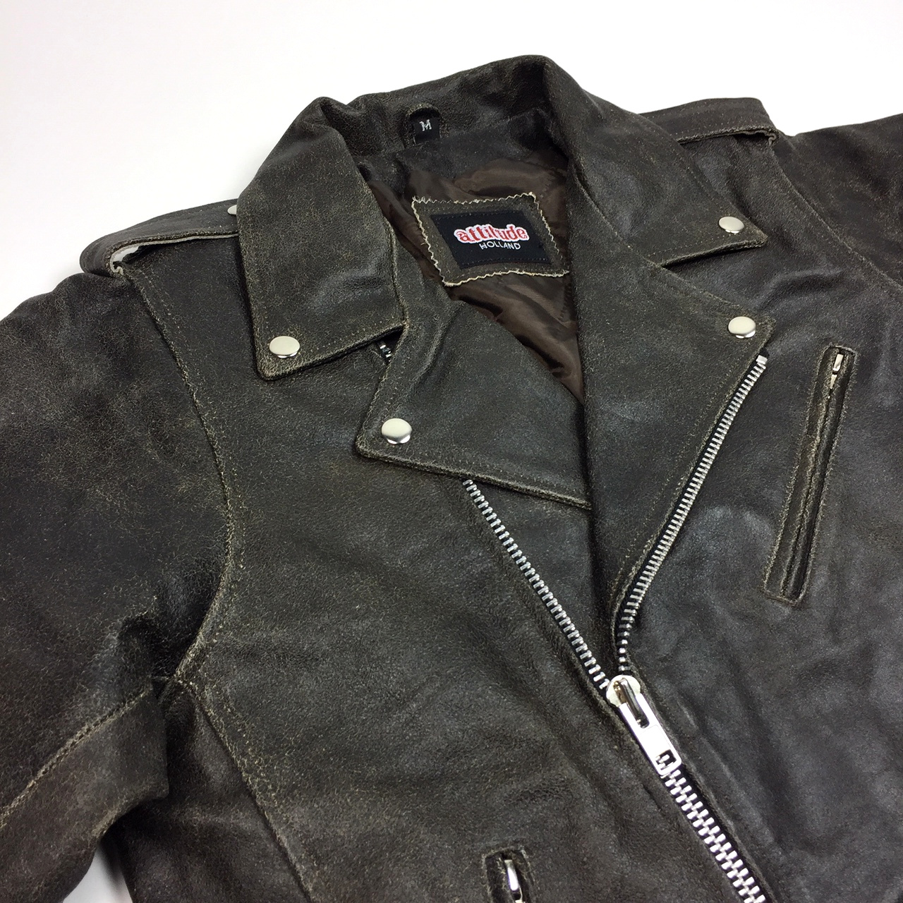 Attitude Holland Attitude Holland Leather Jacket Buffalo Marlon Brando