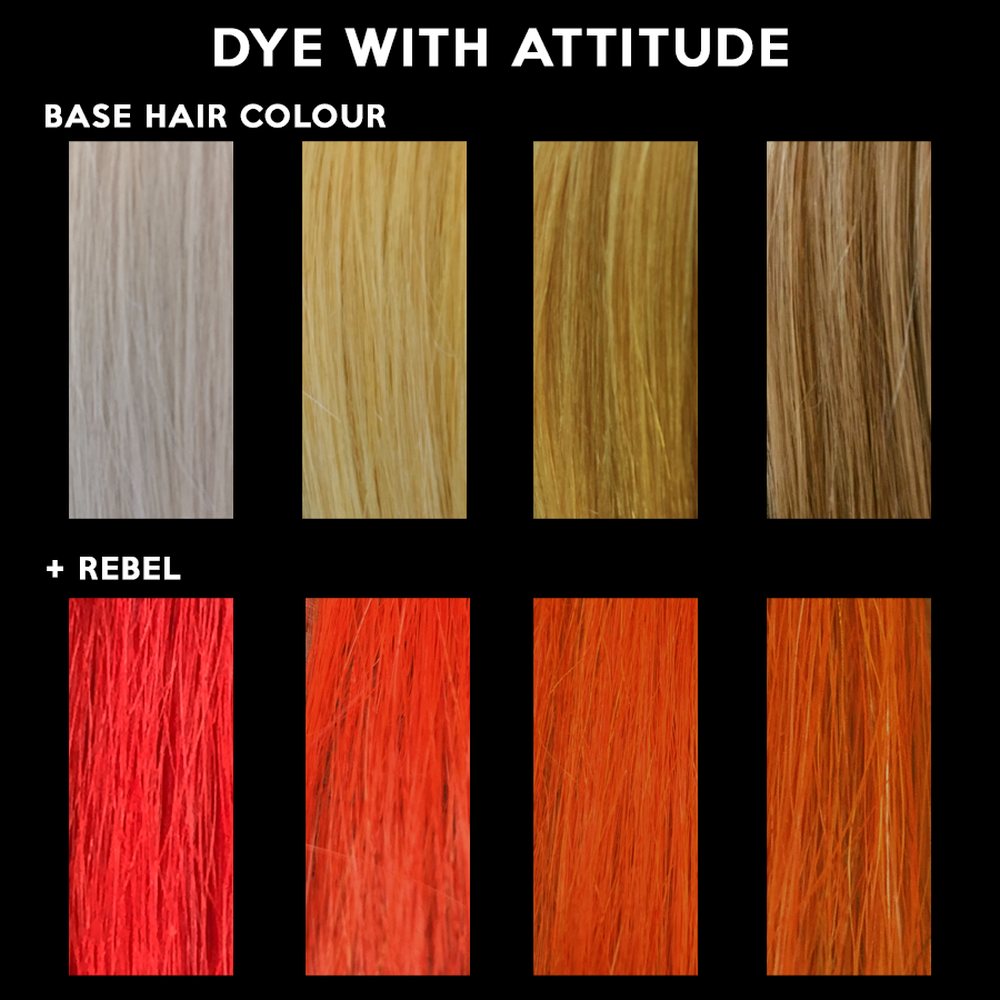 Attitude Hair Dye Attitude Hair Dye Semi Permanent Hairdye Rebel Uv Red