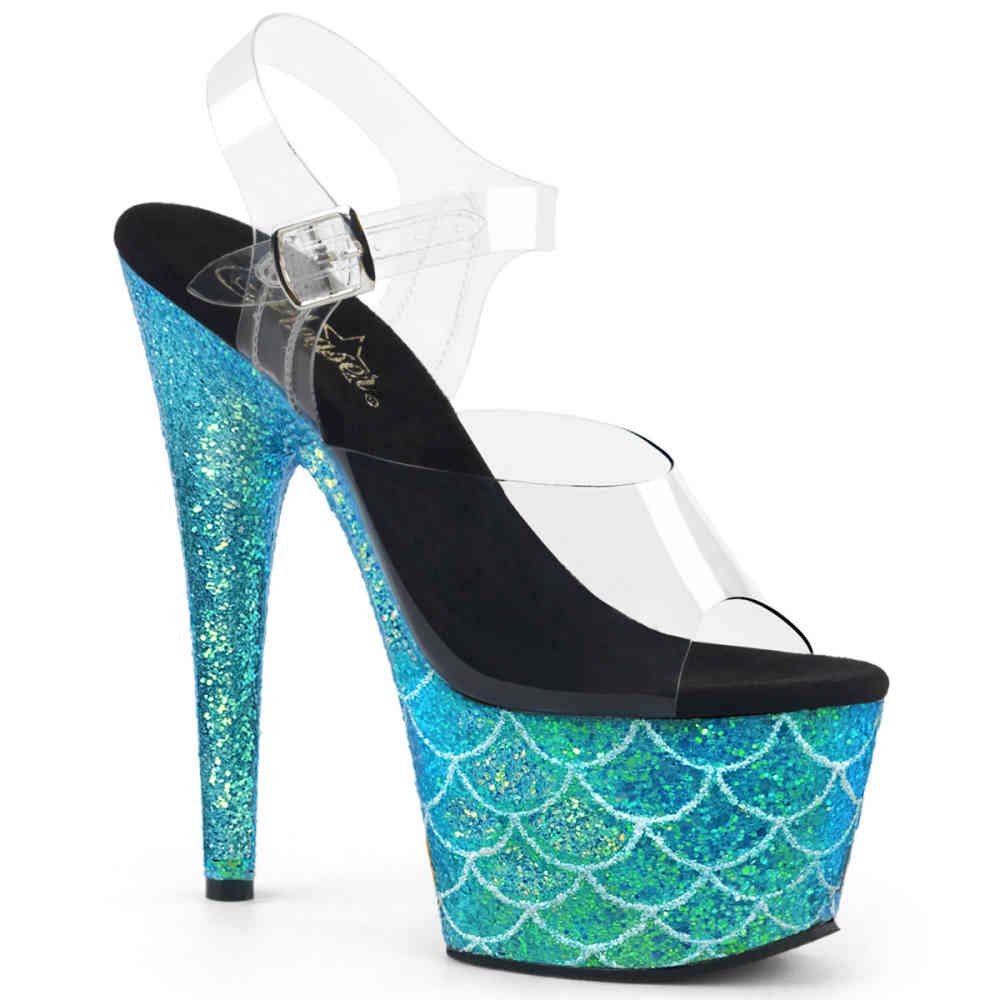 pleaser shoe straps