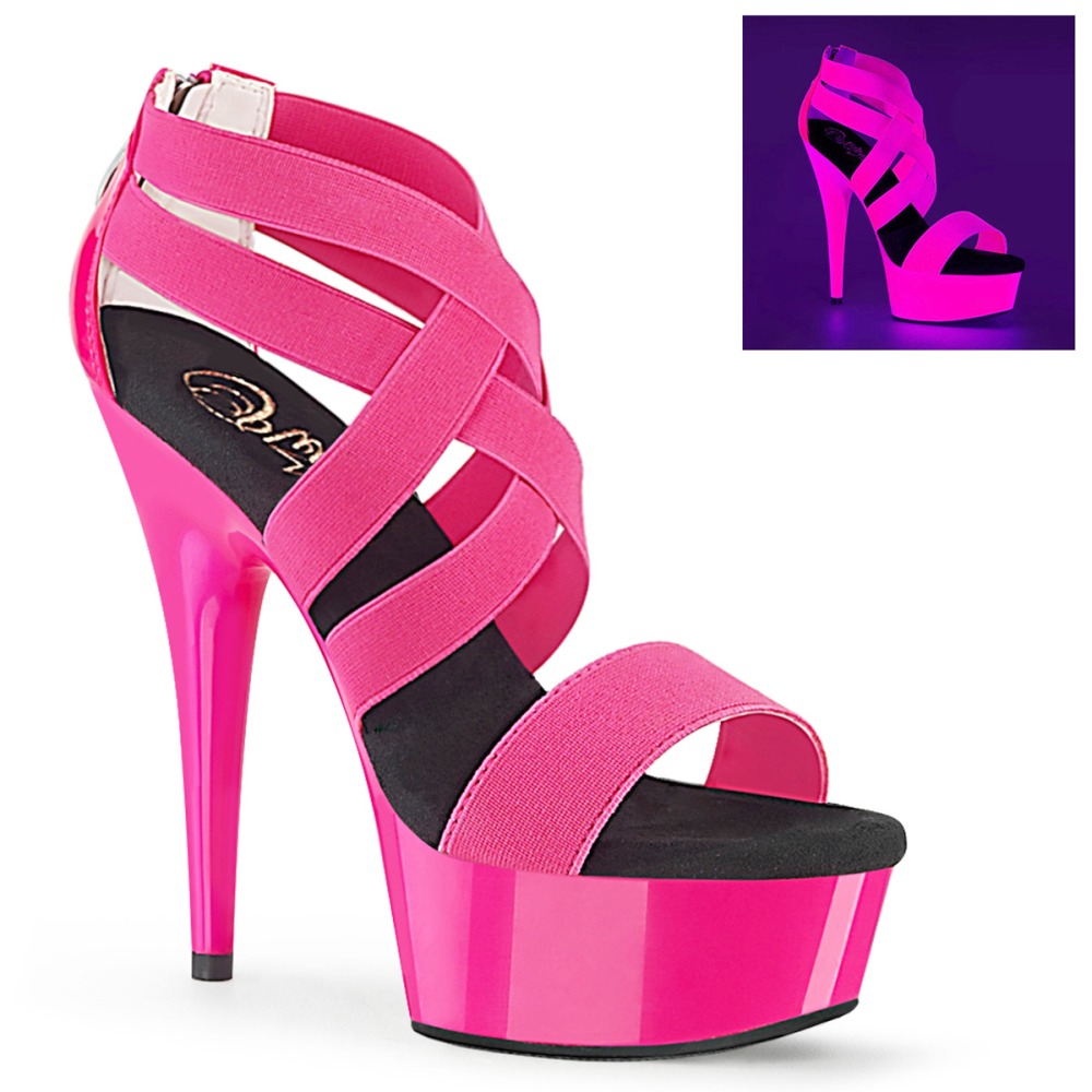 Pleaser Pleaser Hoge hakken DELIGHT-669UV Roze | Attitude Holland