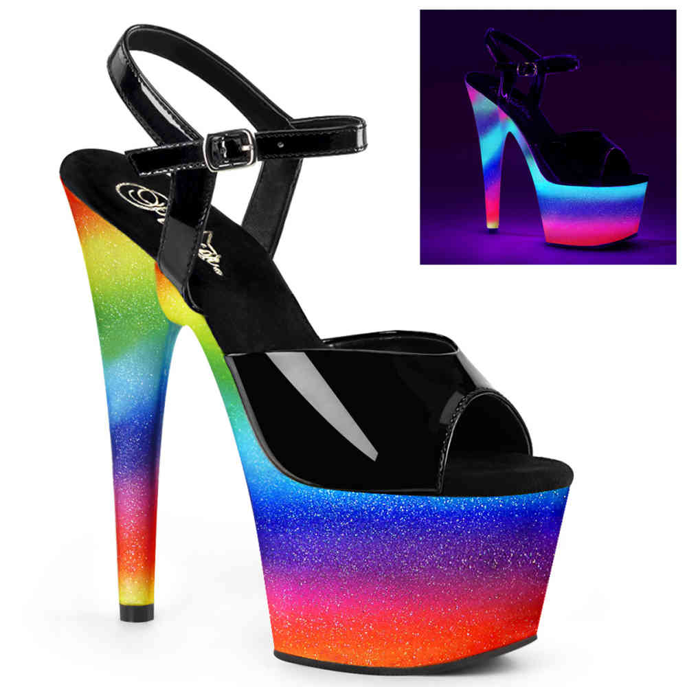 pleaser shoe straps