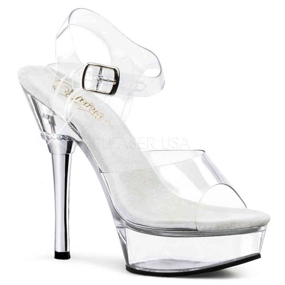 pleaser diamond heels