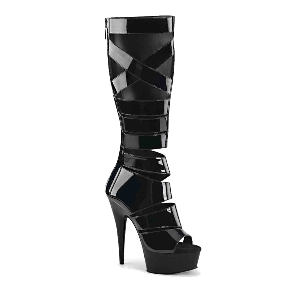 Pleaser Womens Delight-3000 Boot DELIGHT-3000//B//M