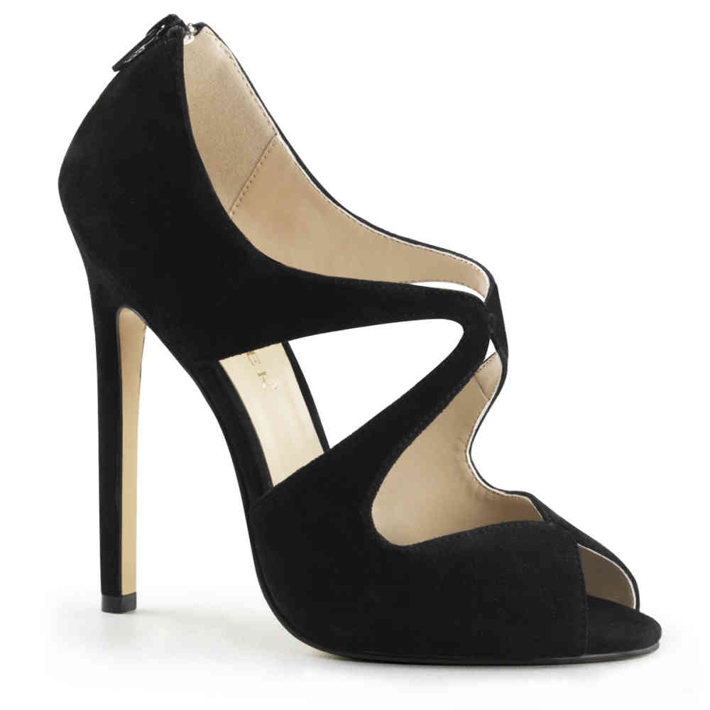 Pleaser Pleaser Hoge hakken SEXY-12 Zwart | Attitude Holland