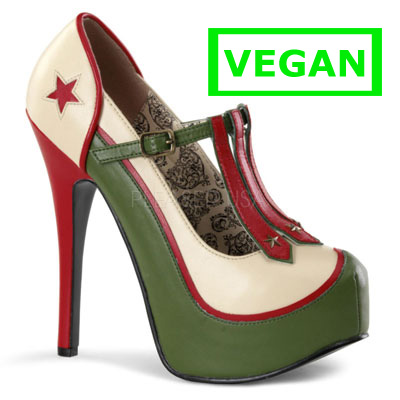 Bordello Bordello Hoge hakken TEEZE-43 Groen/Multicolours | Attitude Ho