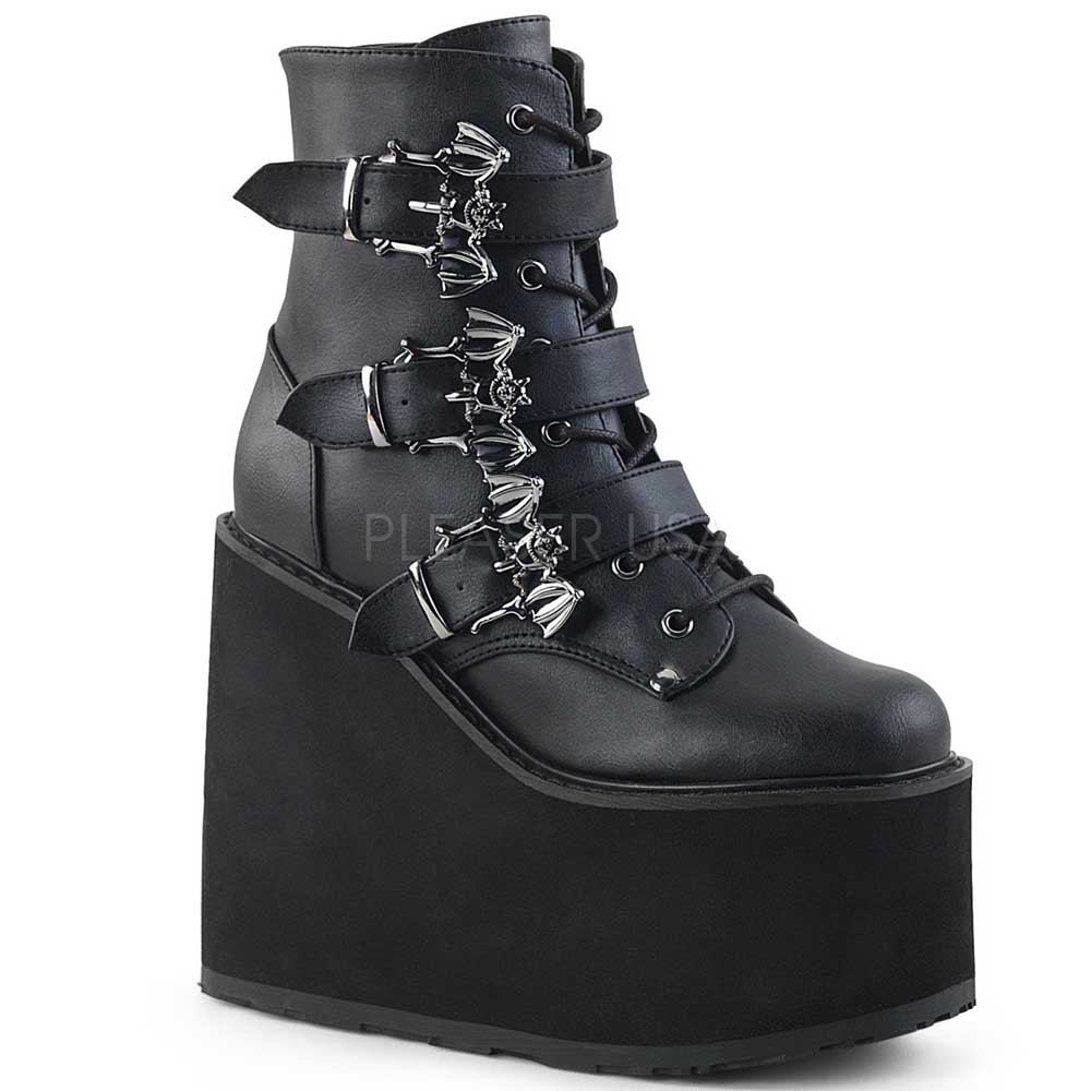 big black platform boots