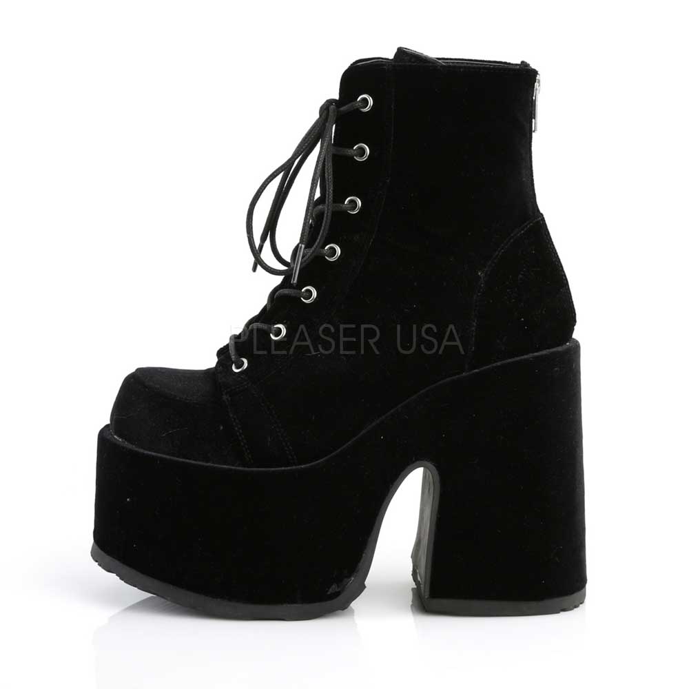 demonia platform ankle boots