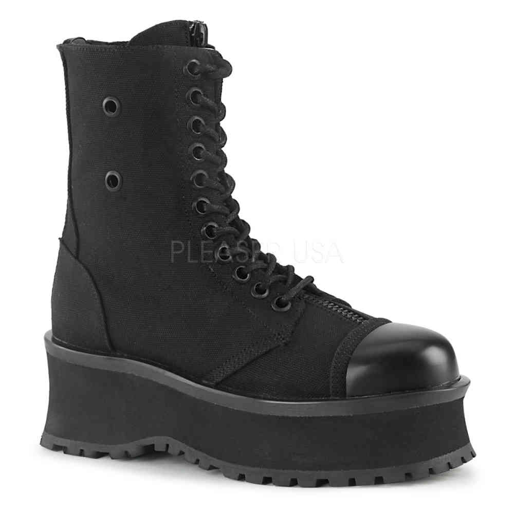 demonia lace up boots