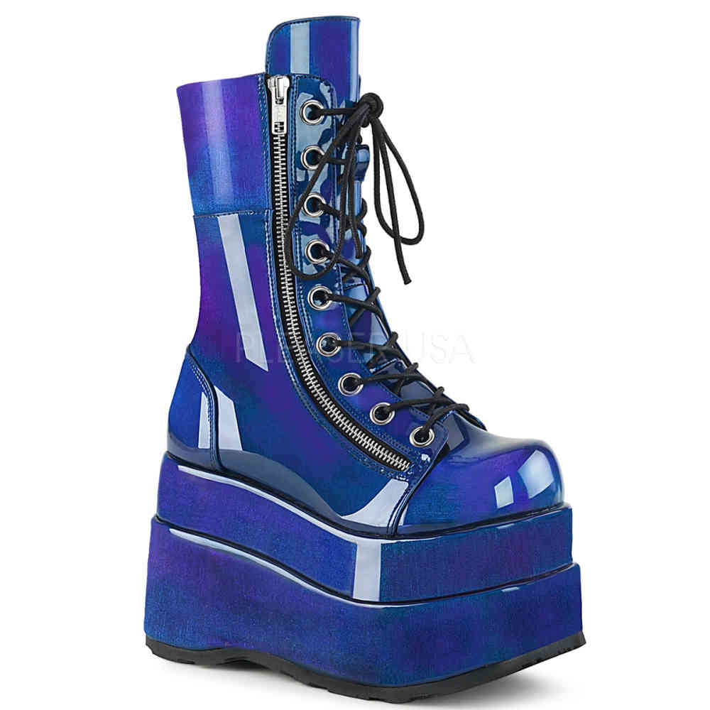 demonia purple boots