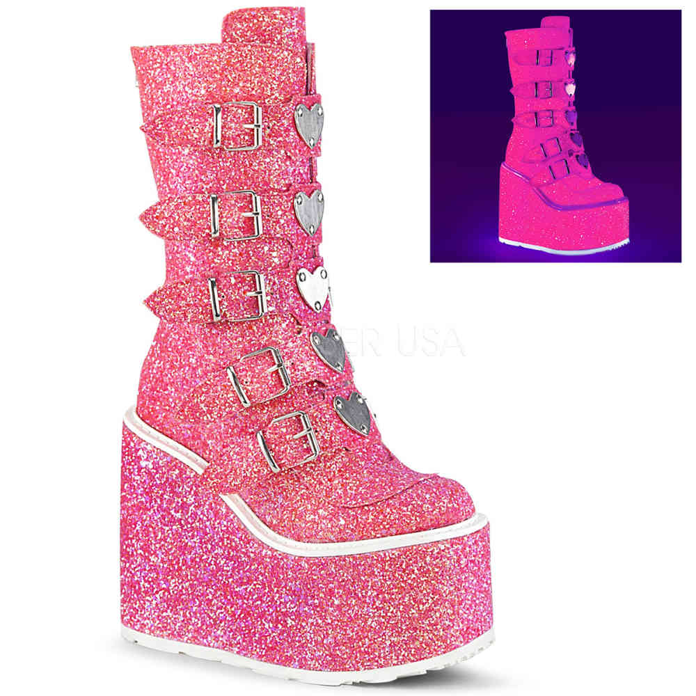 Demonia Demonia Boots SWING230G Pink 