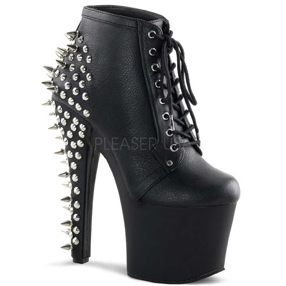 high heels with spikes on back