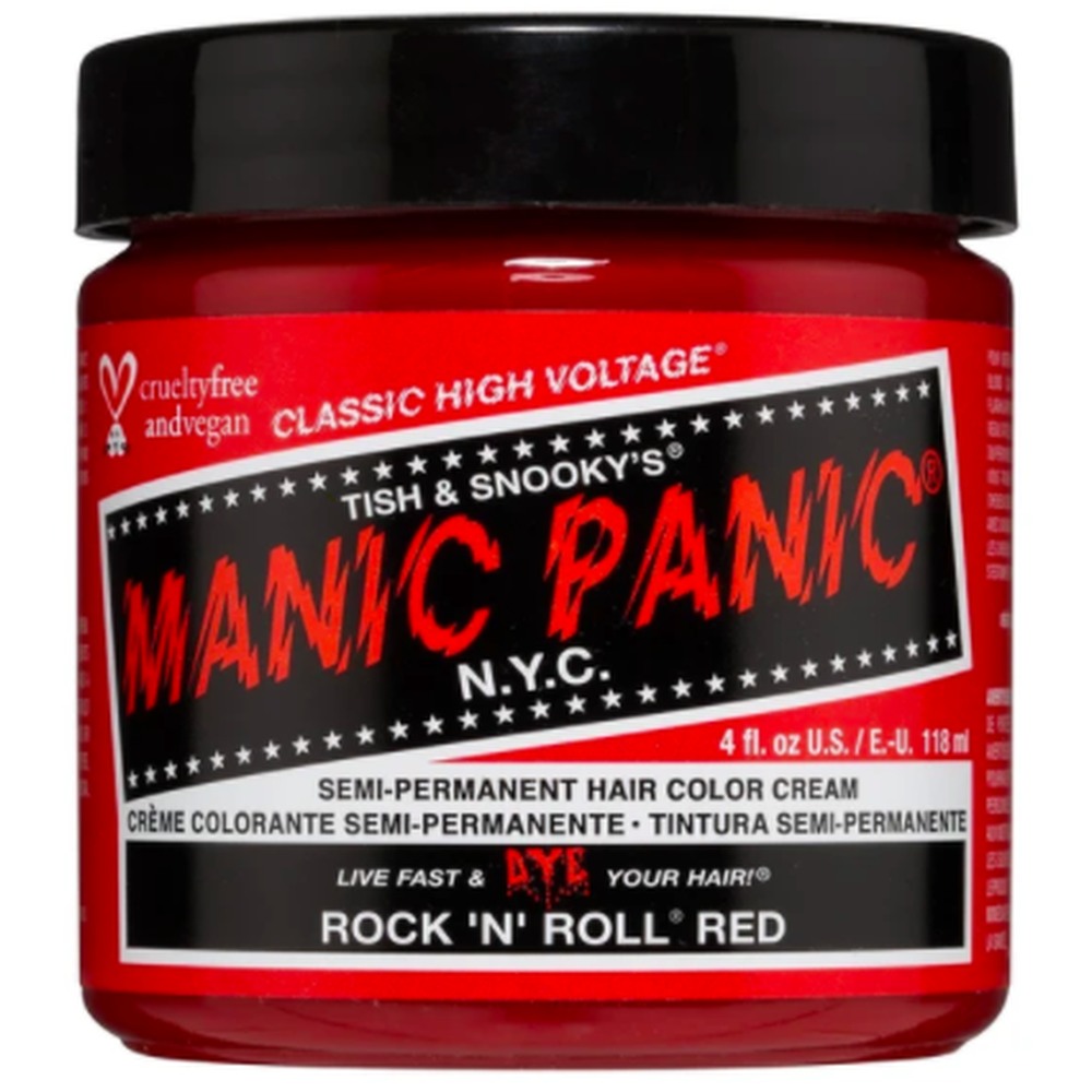 Manic Panic Cream Hairdye Classic Rock N Roll Red Manic Panic