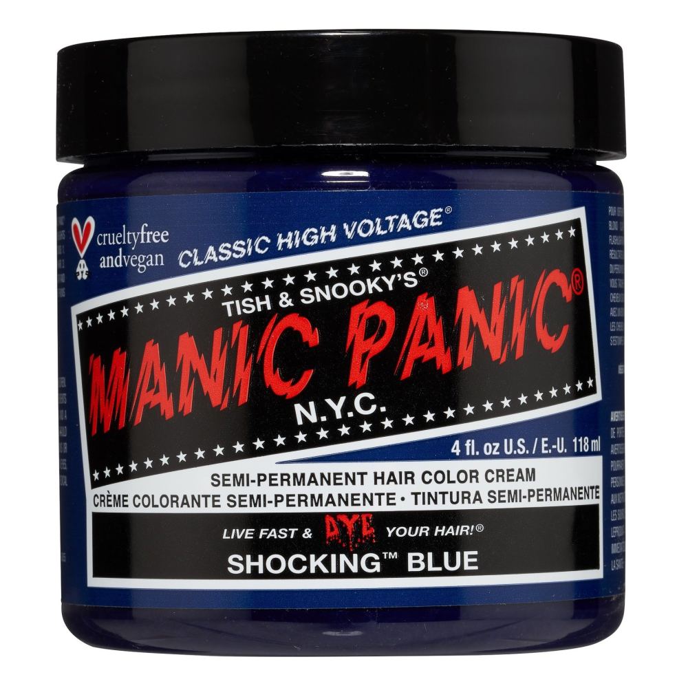Ongeëvenaard zebra Oneerlijk Manic Panic Manic Panic Semi permanent hairdye Shocking Blue Classic Bl