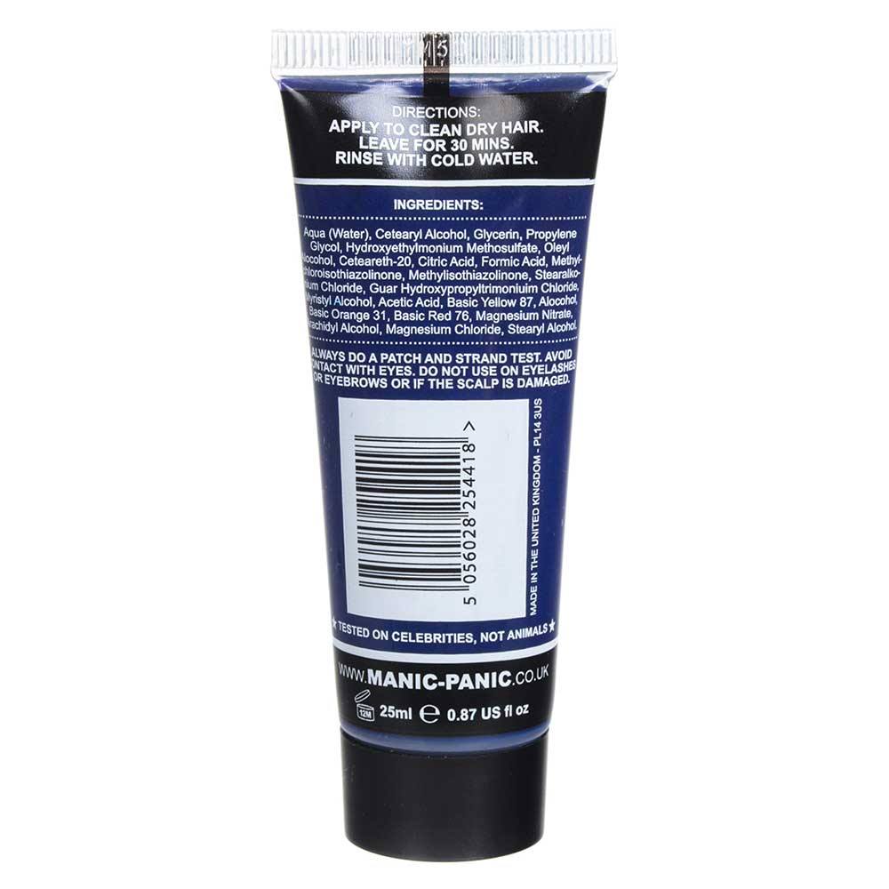 Manic Panic Rockabilly Blue Semi Permanent Hair Dye Sample Blue