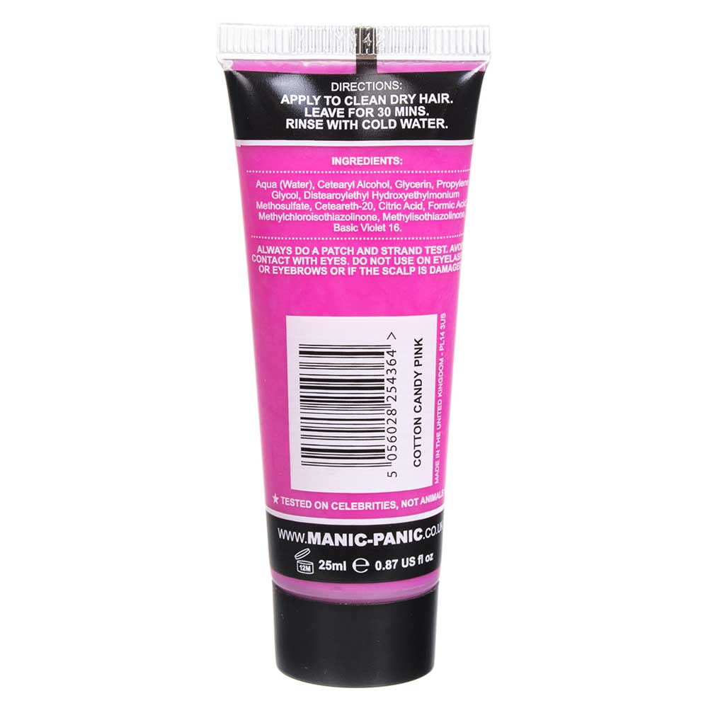 Manic Panic Cotton Candy Pink Semi Permanente Hair Dye Sample