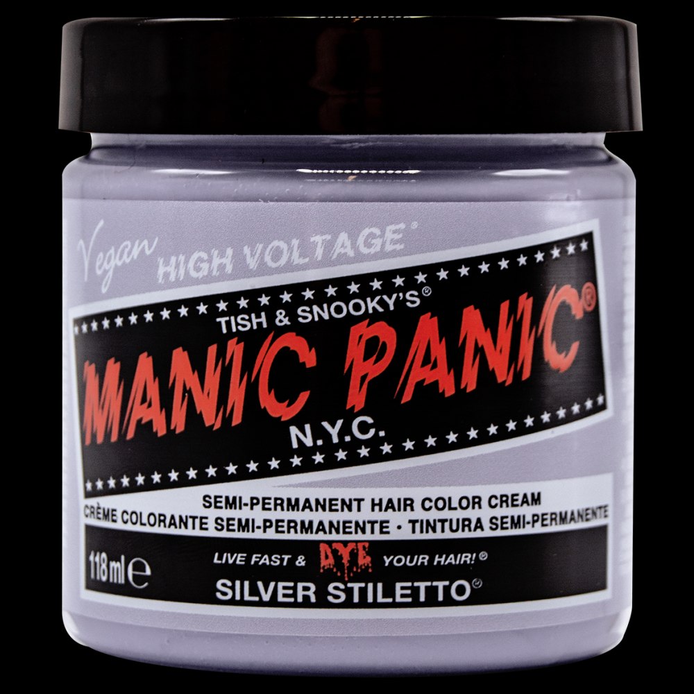 het is nutteloos Acquiesce Dekking Manic Panic Manic Panic Semi permanente haarverf Silver Stiletto Classi