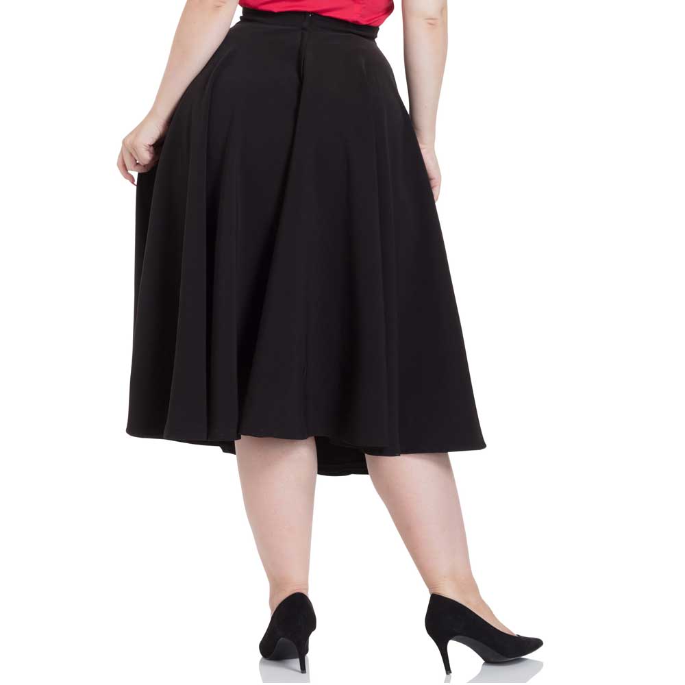 Size XL Voodoo Vixen 40s 50s Sandy Full Circle Skirt in Green