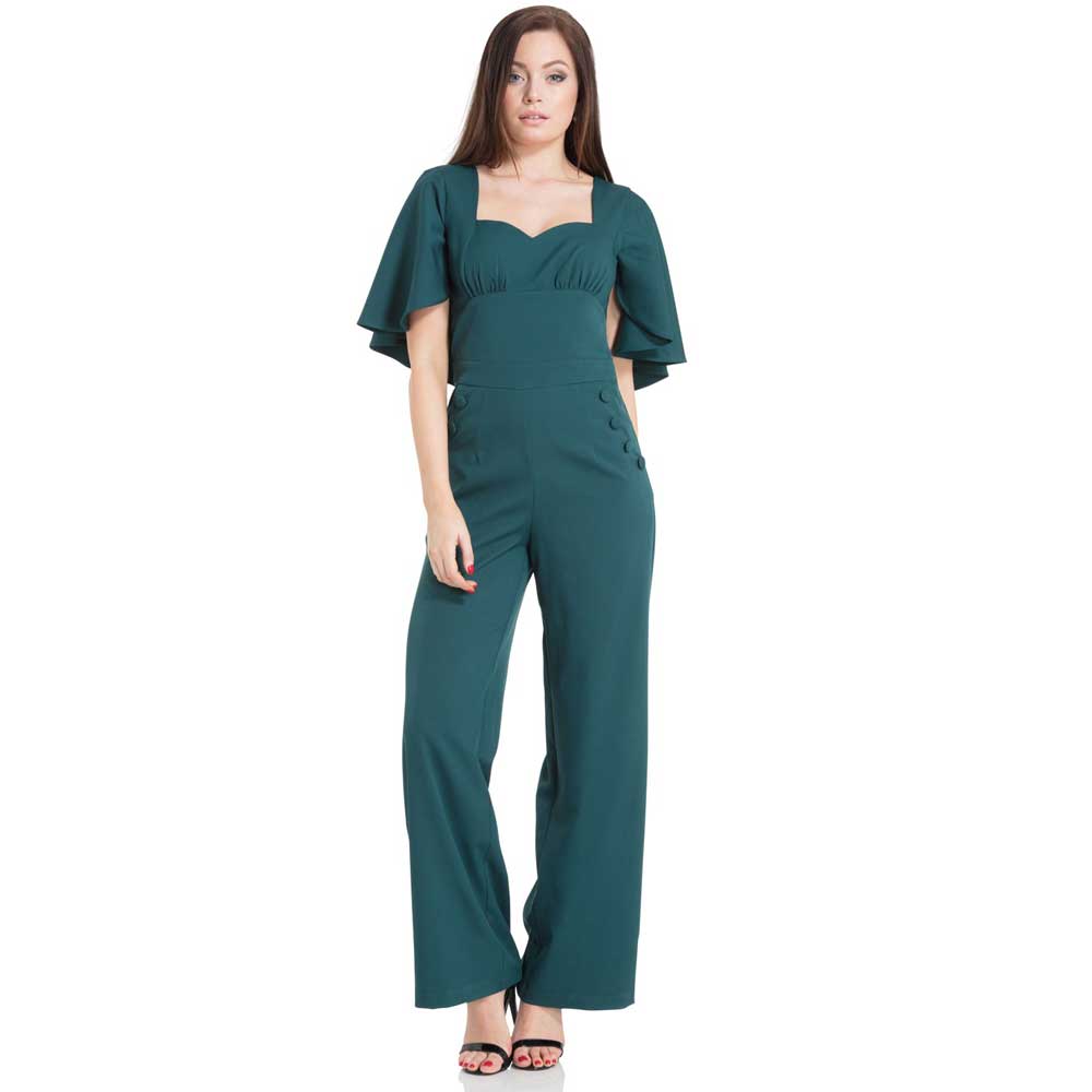 jumpsuit met cape