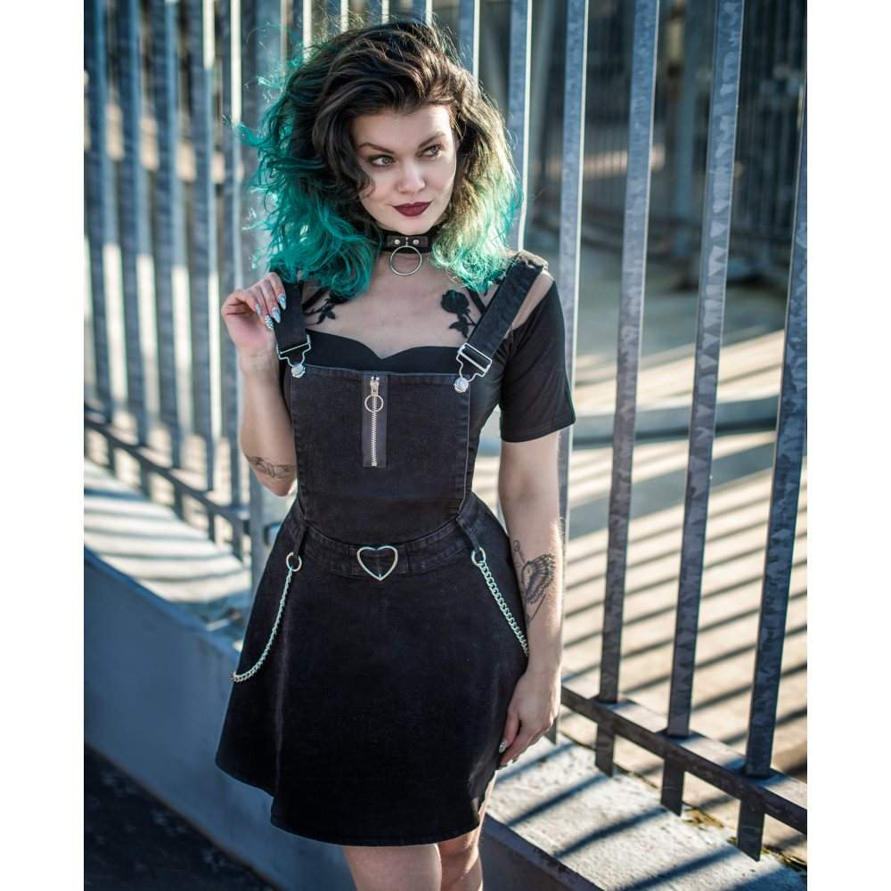 dungaree skater dress HT 360 Collective - Dungarees Dress