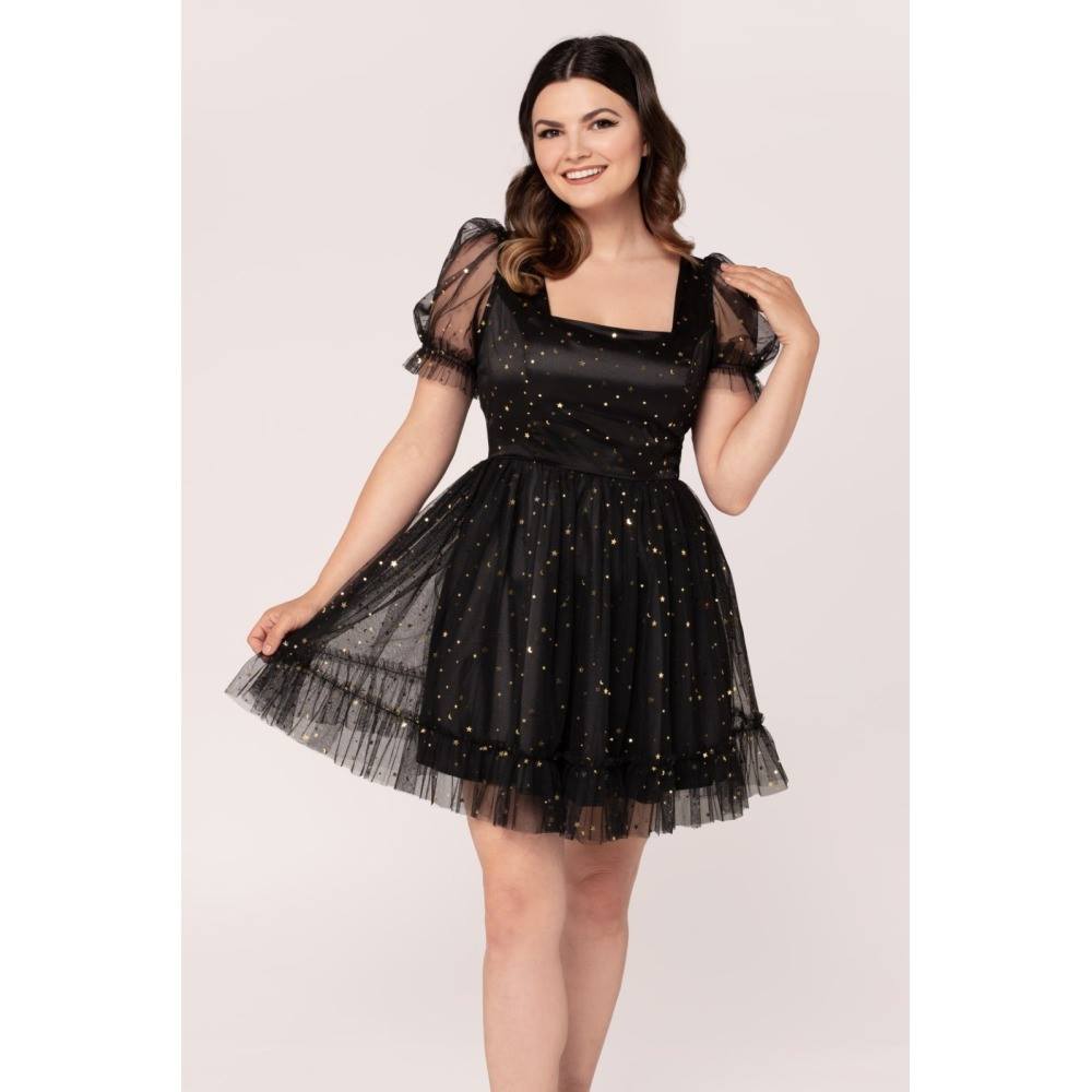 Hell Bunny Hell Bunny - Infinity Mini dress - Black | Attitude Europe Hell Bunny Hell Bunny - Infinity Mini dress - Black | Attitude Europe
