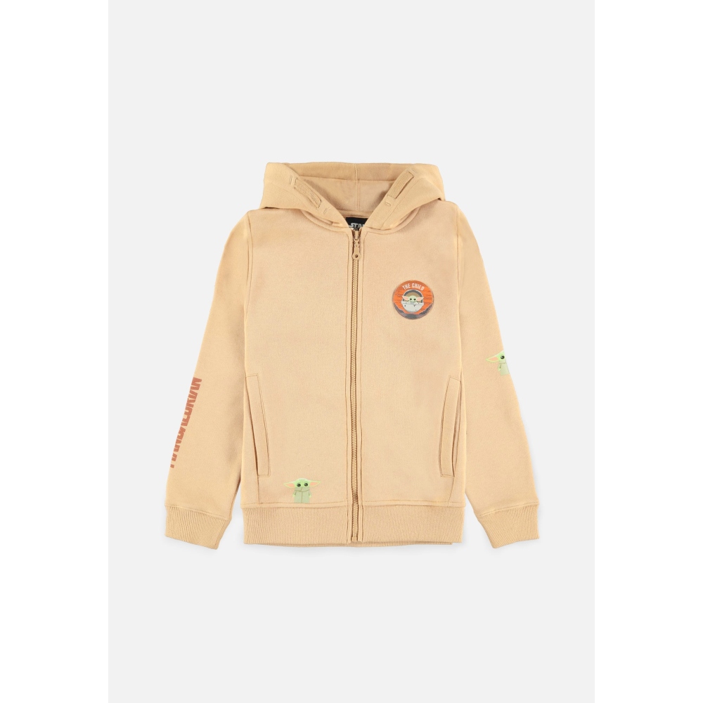 Star Wars The Mandalorian Zip Hoodie Kids Beige Attitude Europe