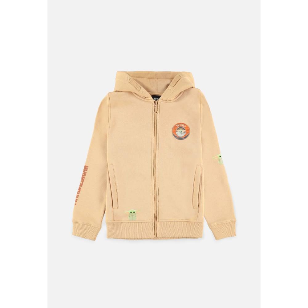 Star Wars The Mandalorian Zip Hoodie Kids Beige Attitude Europe