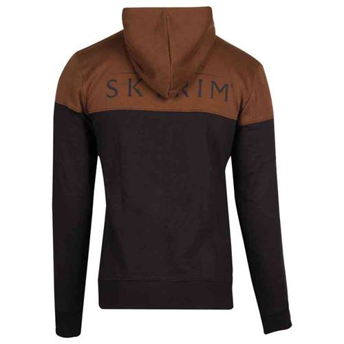 The Elder Scrolls V Skyrim Zip Hoodie The Dragon Brown Black Attitu The Elder Scrolls V Skyrim Zip Hoodie The Dragon Brown Black Attitu