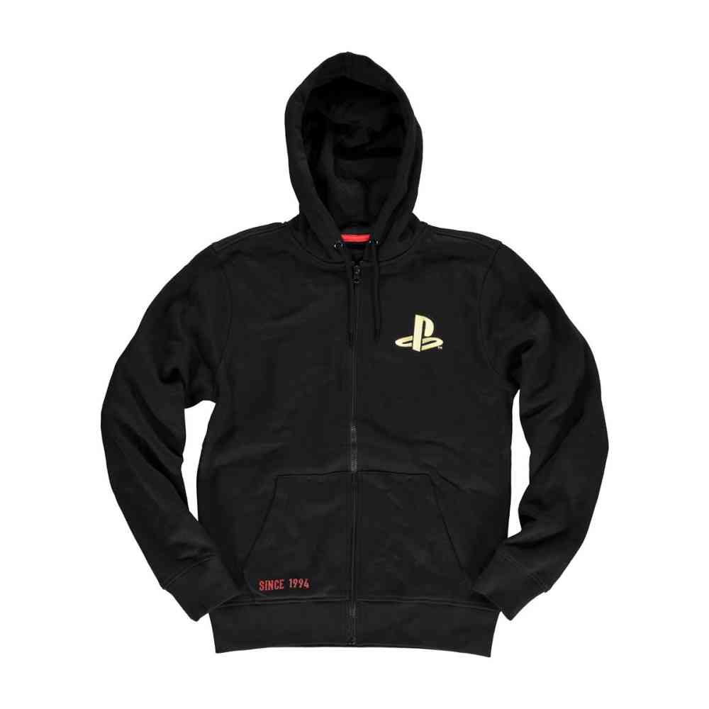 playstation hoodie black