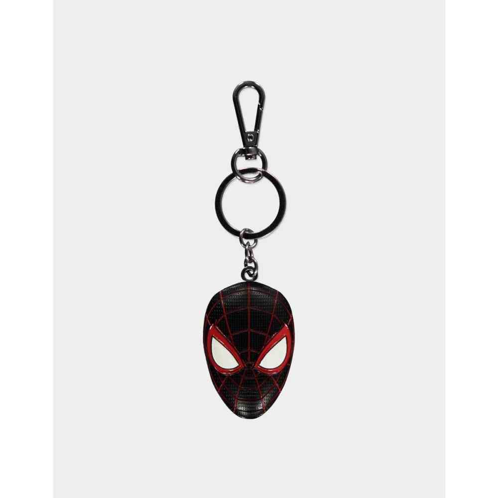 Marvel Marvel Spiderman 3d Keychain Miles Morales Black Attitude Euro