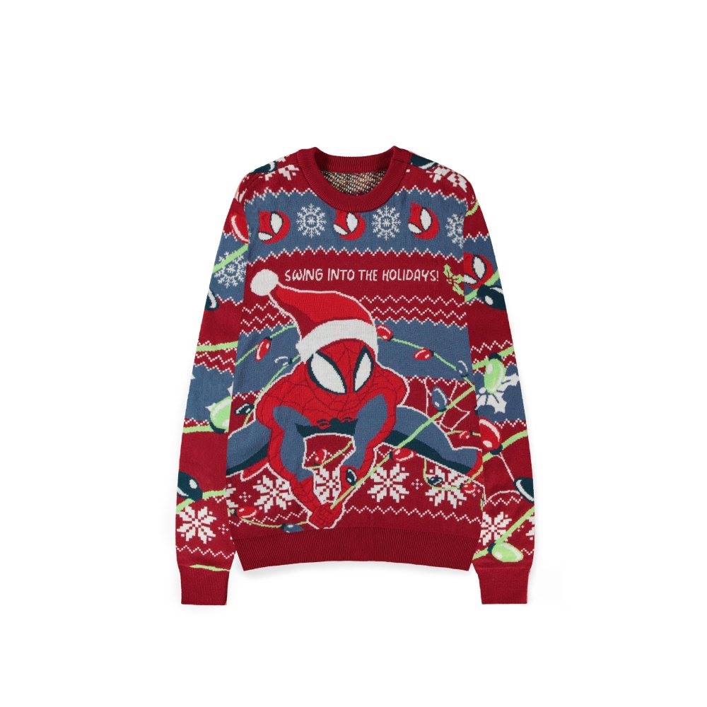 Marvel,SpiderMan Swing into the Holidays Knitted Christmas sweater