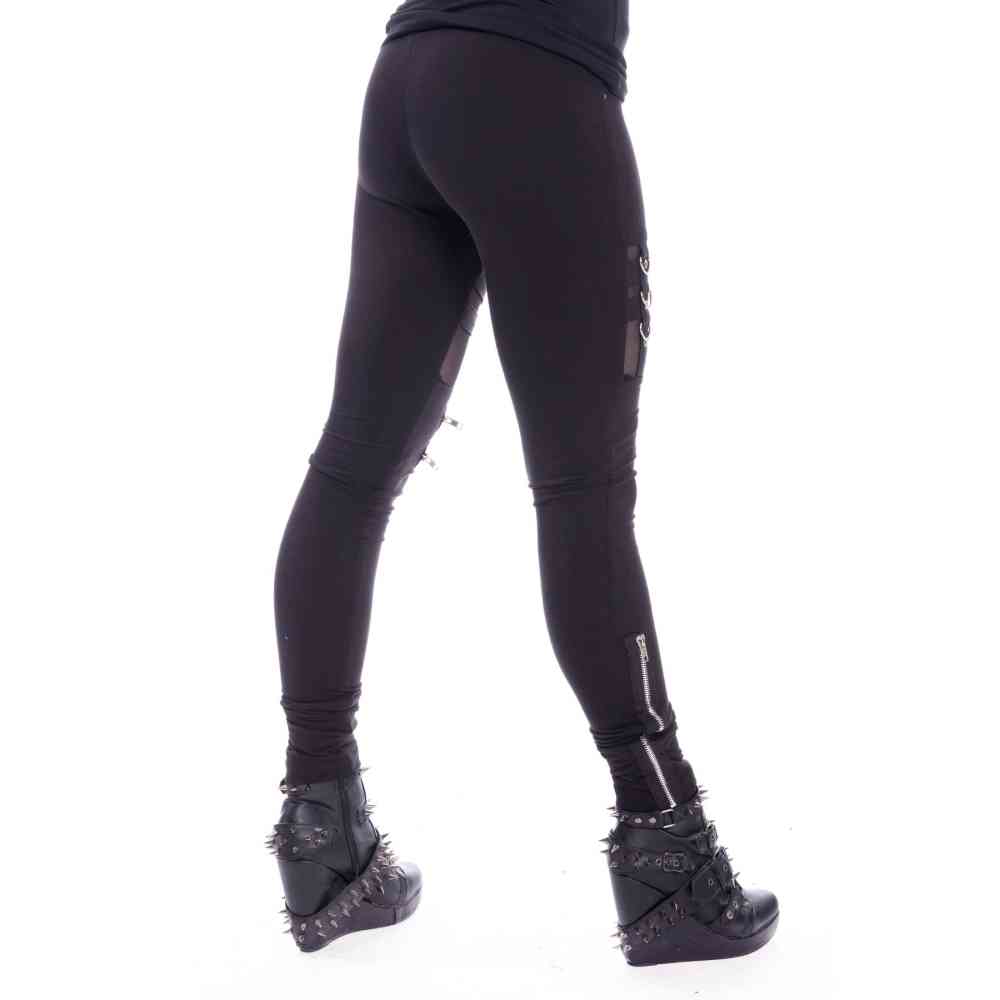 Chemical Black Inka Gothic Leggings