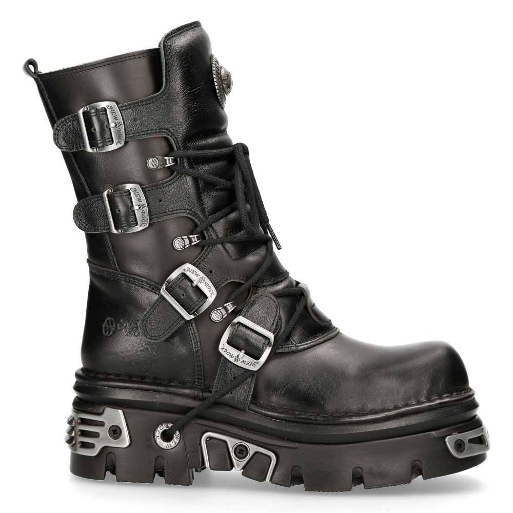 New Rock New Rock M373S4 Boots Black/Silver coloured