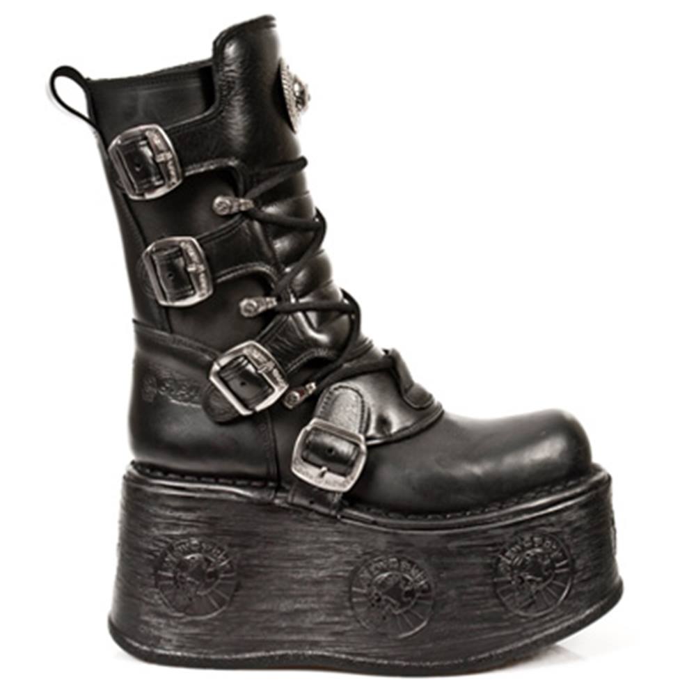 New Rock New Rock M1473S3 Boots Black/Silver coloured
