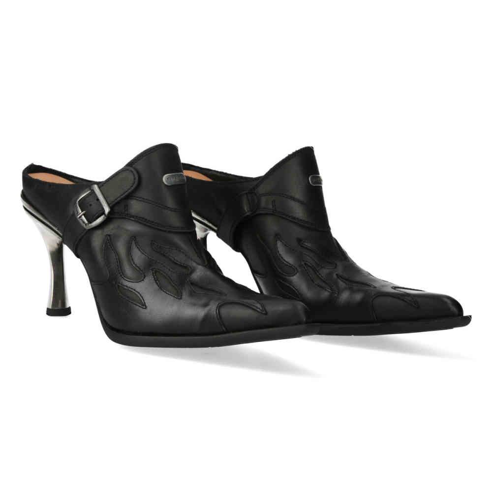 New Rock New Rock M9007C1 Talons hauts Noir Attitude France