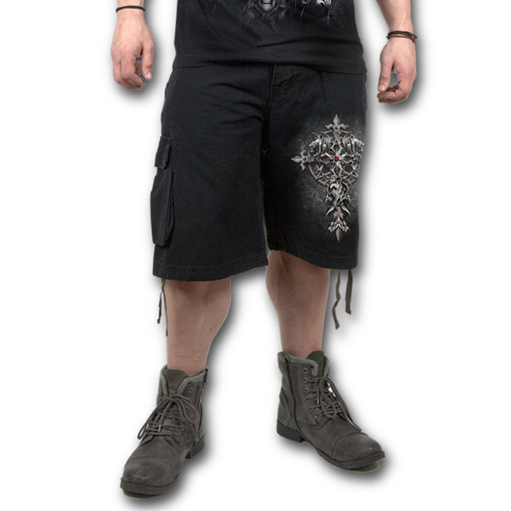 gothic cargo shorts