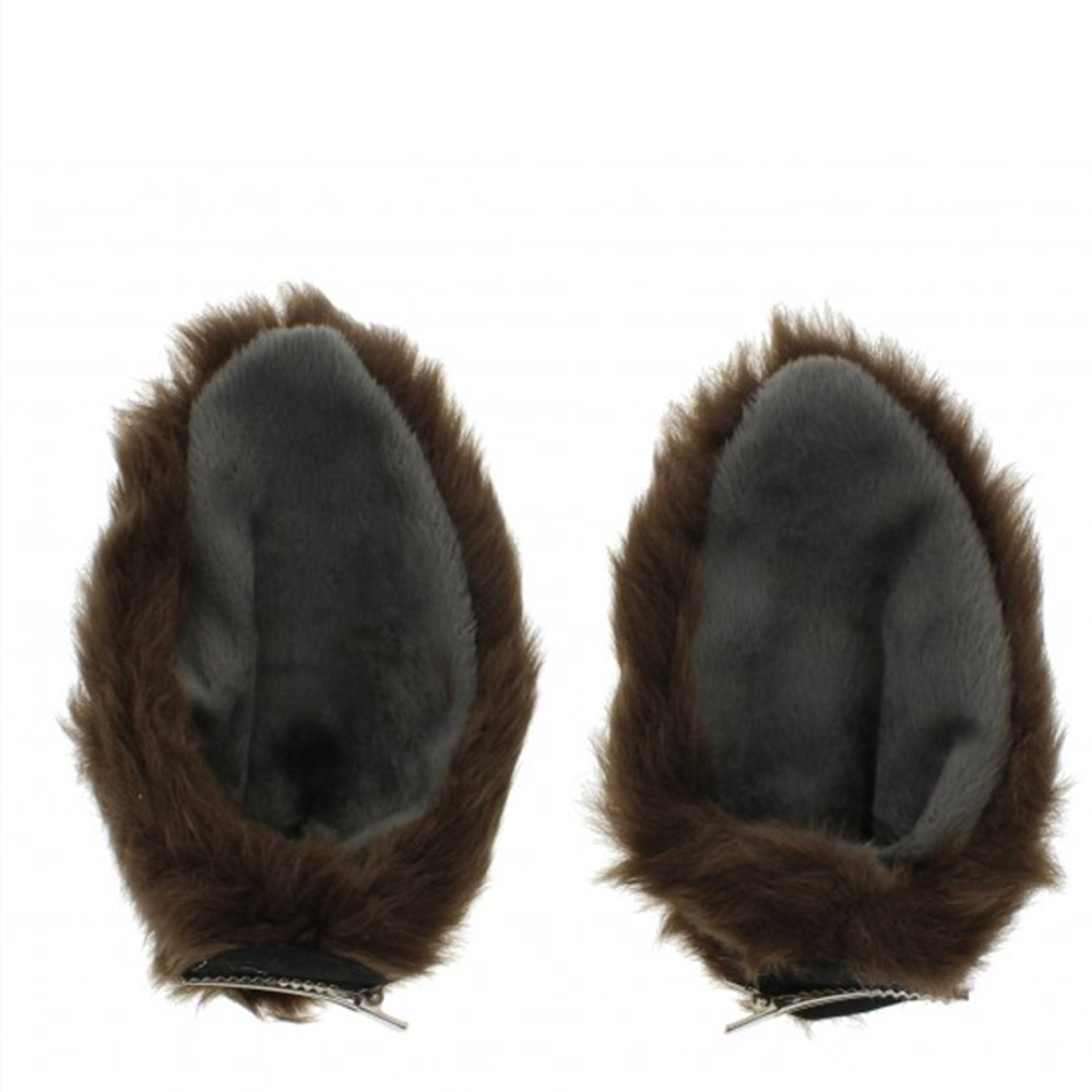 wolf ear hair clips