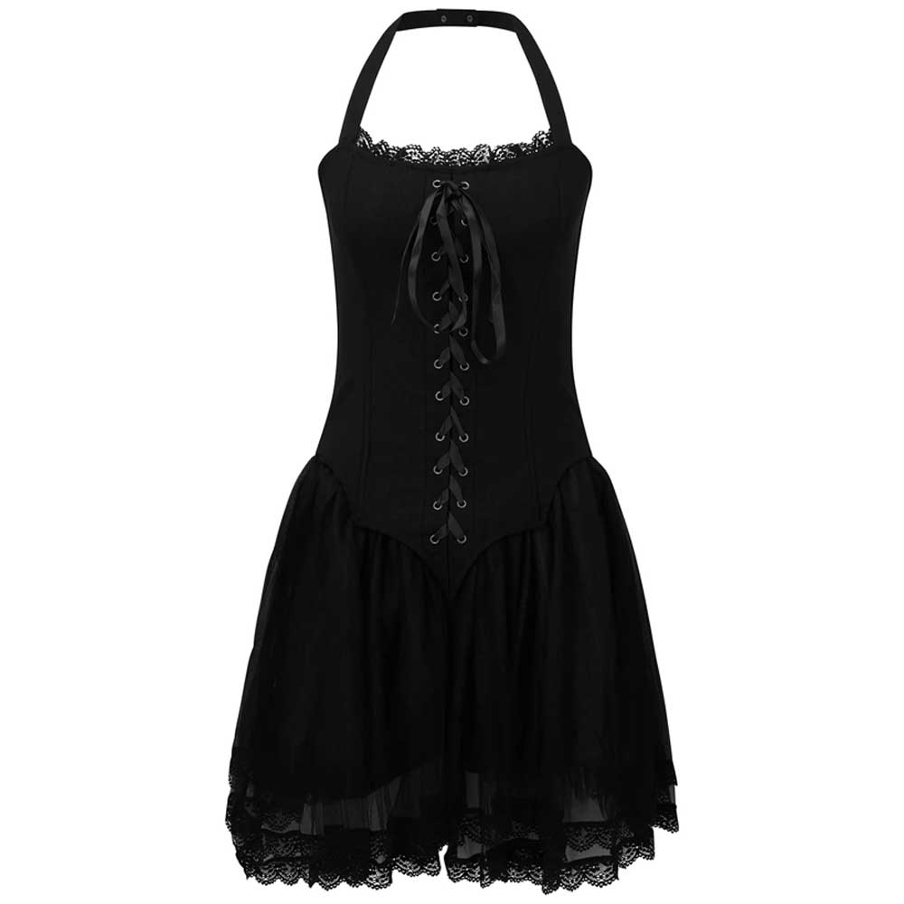 Killstar Killstar Short Dress Funeral Doll Black Attitude Europe