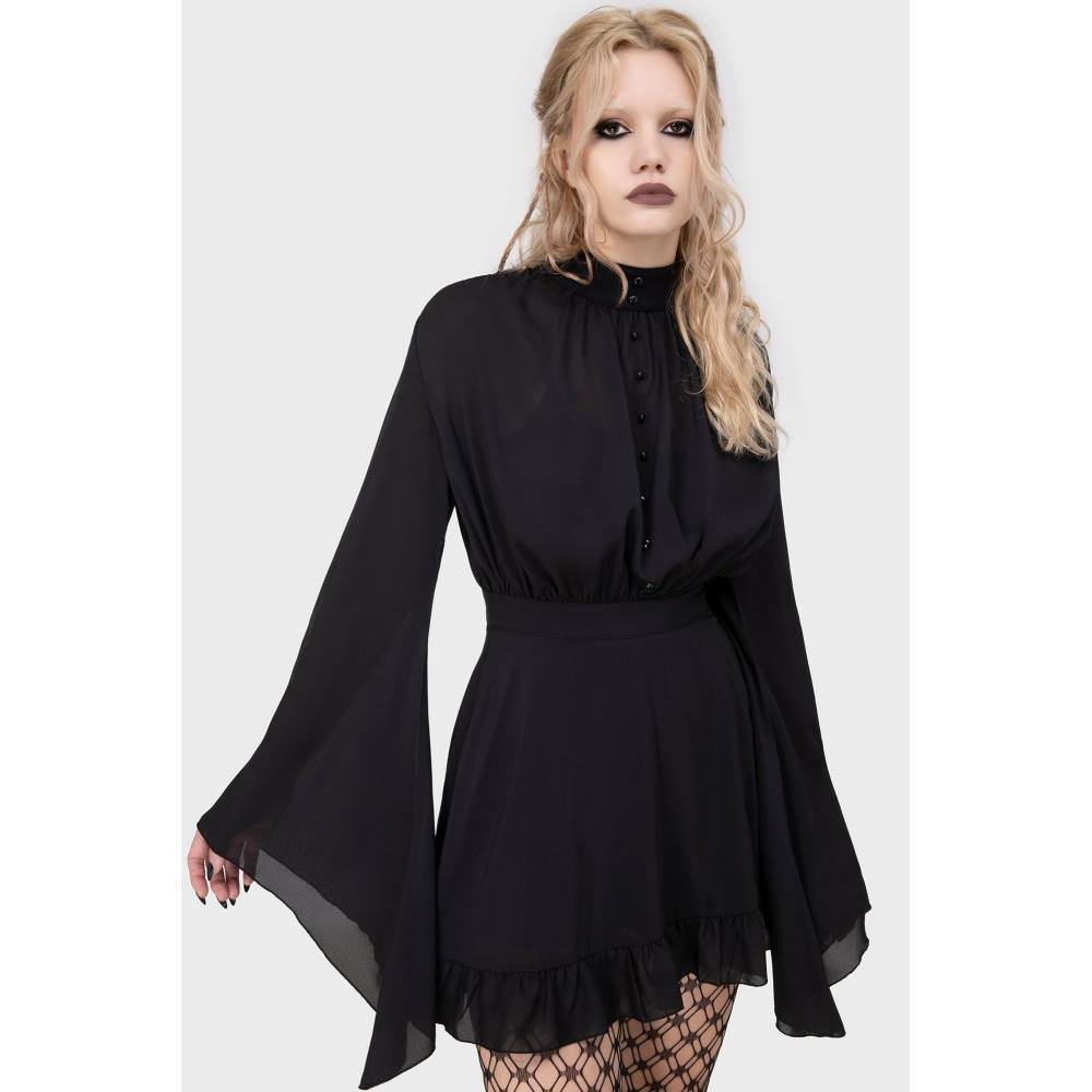 Killstar Killstar - Darknova Short dress - Black | Attitude Europe Killstar Killstar - Darknova Short dress - Black | Attitude Europe