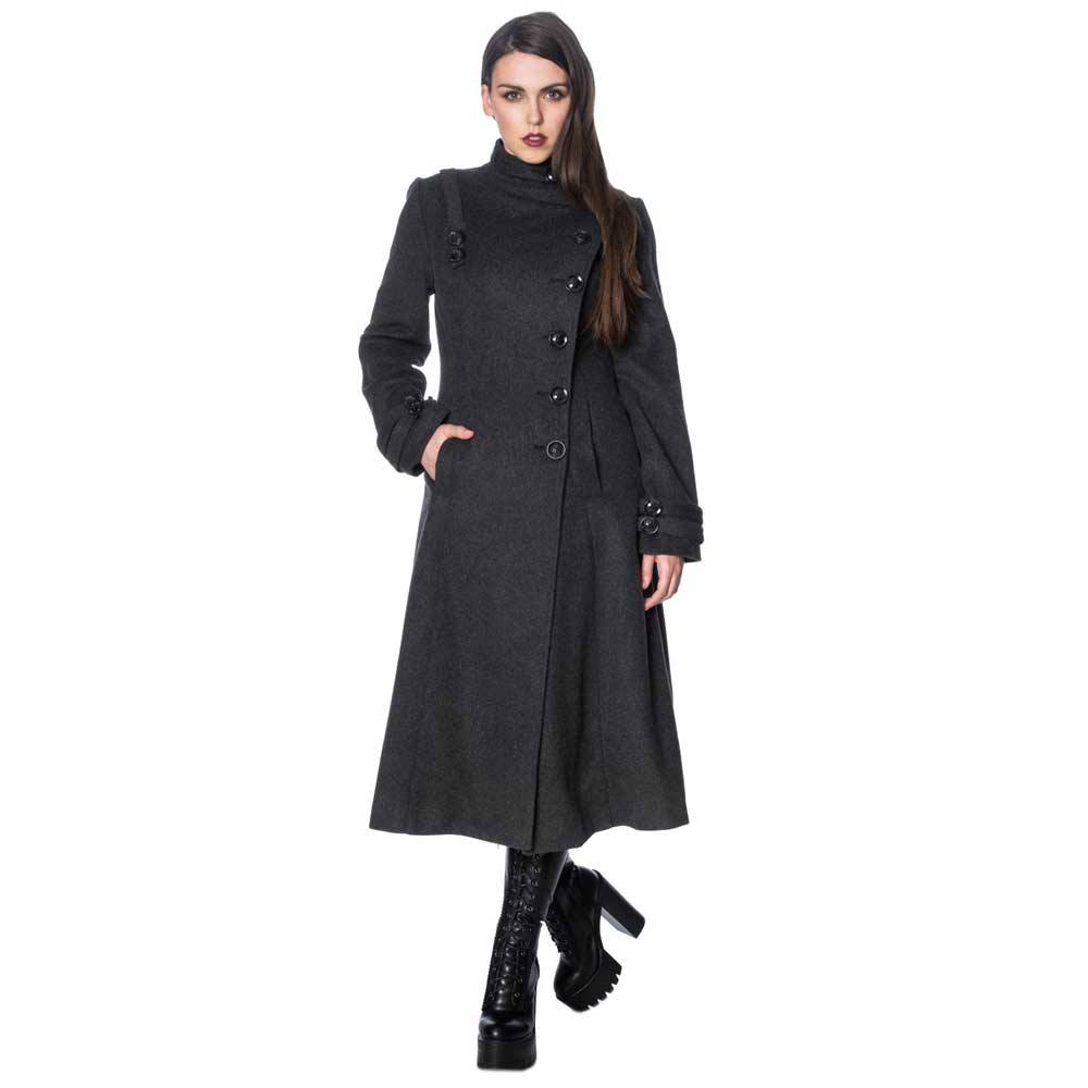 Banned Banned Winter Coat Industrial Black Attitude Europe Banned Banned Winter Coat Industrial Black Attitude Europe