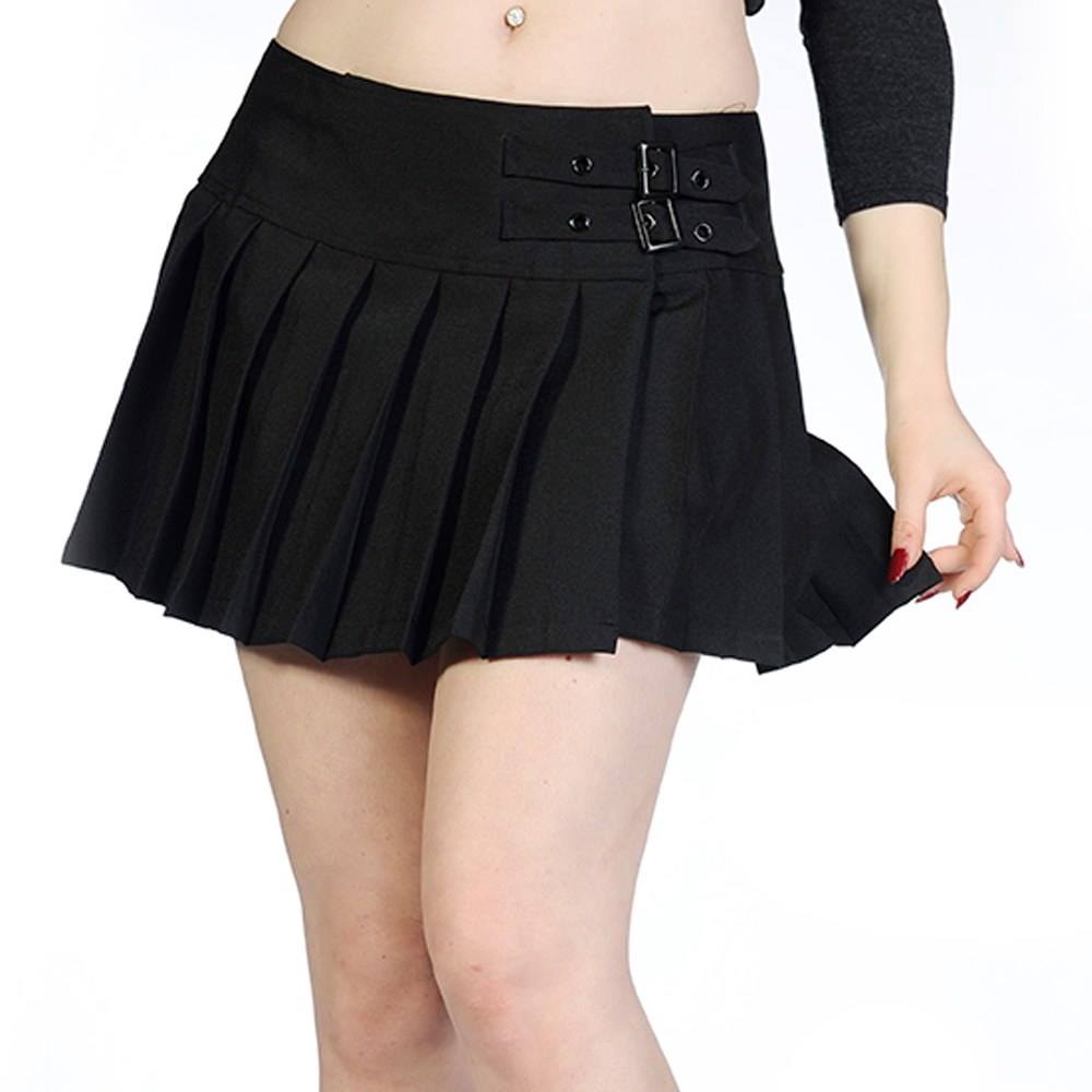 Categorie tegel Sta in plaats daarvan op Banned Banned Mini rok Mini Skirt Zwart | Attitude Holland