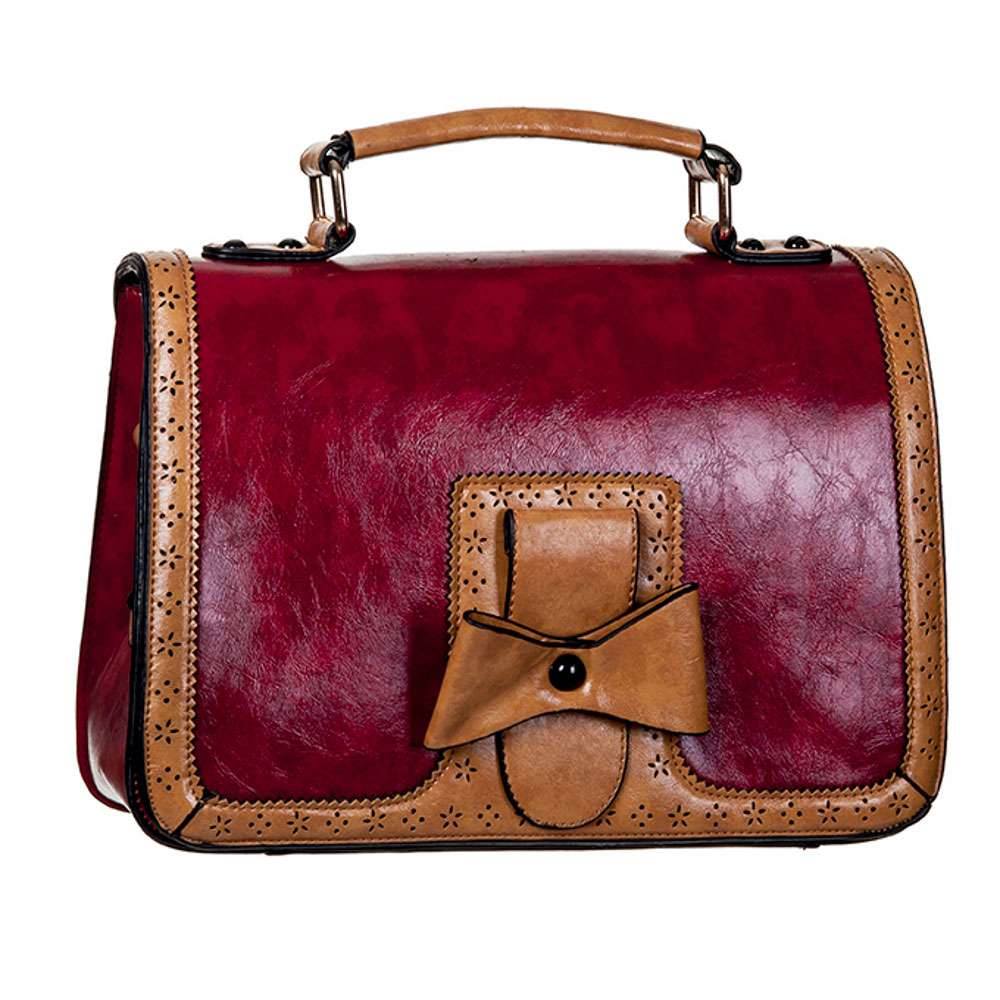 Banned Banned Scandal Sac à main Rouge/Marron Attitude France