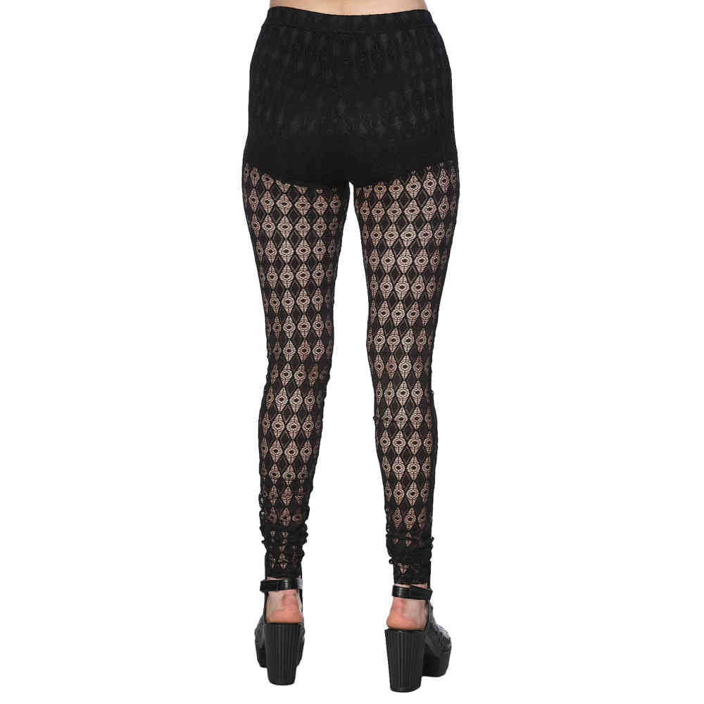 Banned Clothing - Queen Vix Leggings – Egg n Chips Clothing