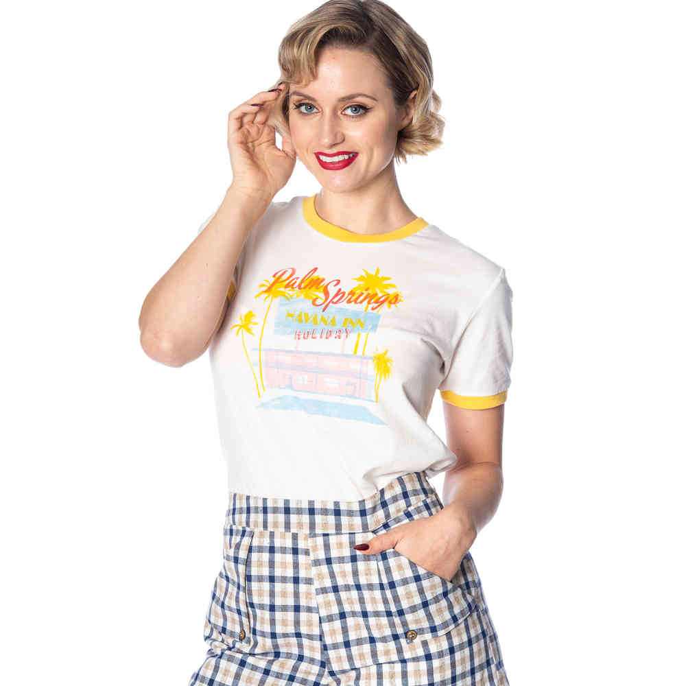 Dancing Days Dancing Days PALM SPRINGS Top Cream Attitude Europe