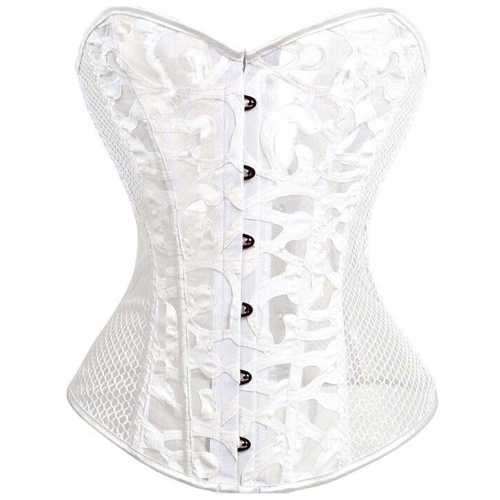 corset bustier blanc