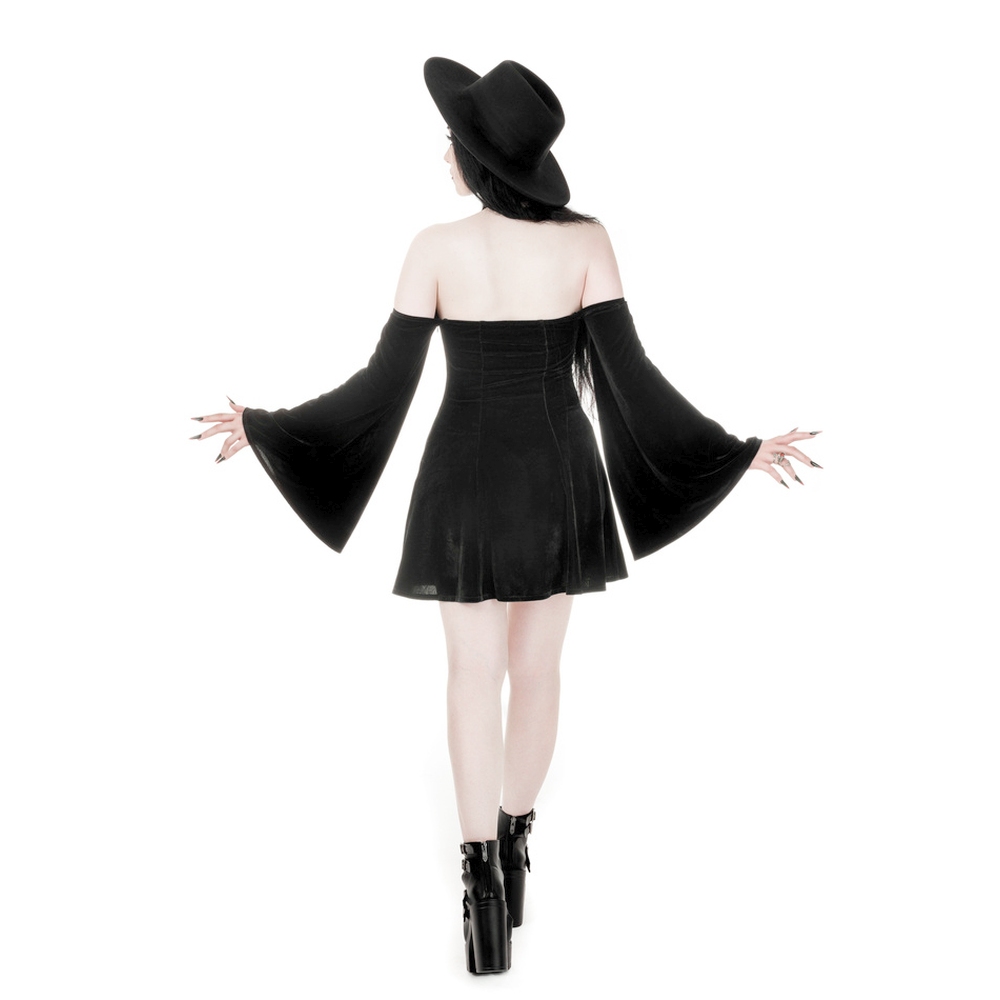 Restyle Restyle - Rosarium Mini jurk - Zwart | Attitude Holland