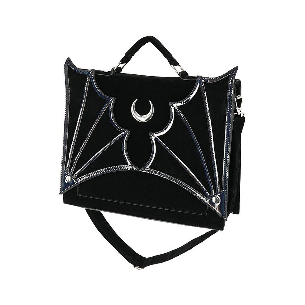 Bat Wings Fledermaus Restyle Gothic Goth Okkult Handtasche Schultertasche
