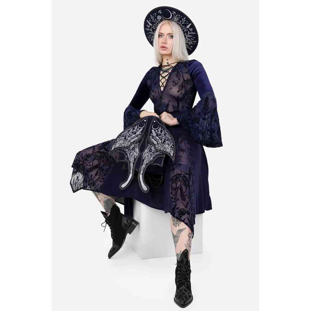 Restyle Restyle - UMBRA NOCTIS MOTH Backpack - Dark blue | Attitude Eur