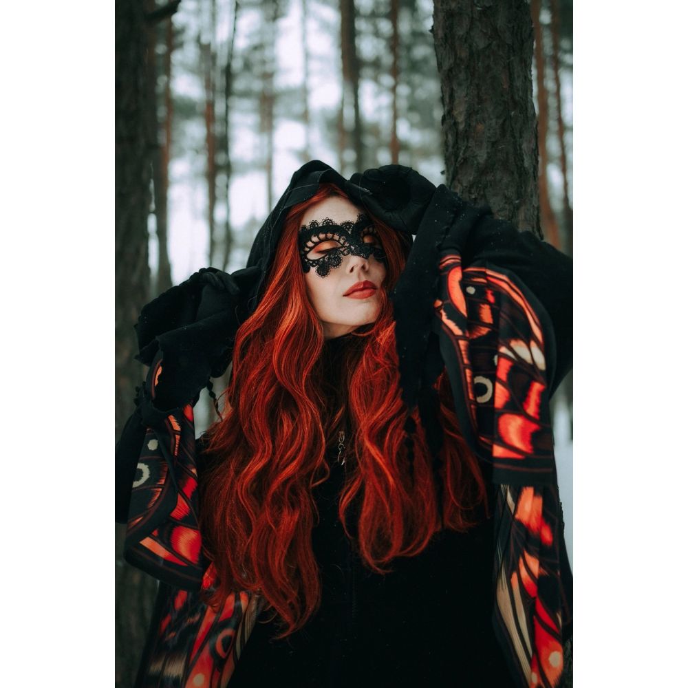 Restyle Restyle - Ignis Moth Jacket - Zwart/Oranje | Attitude Holland