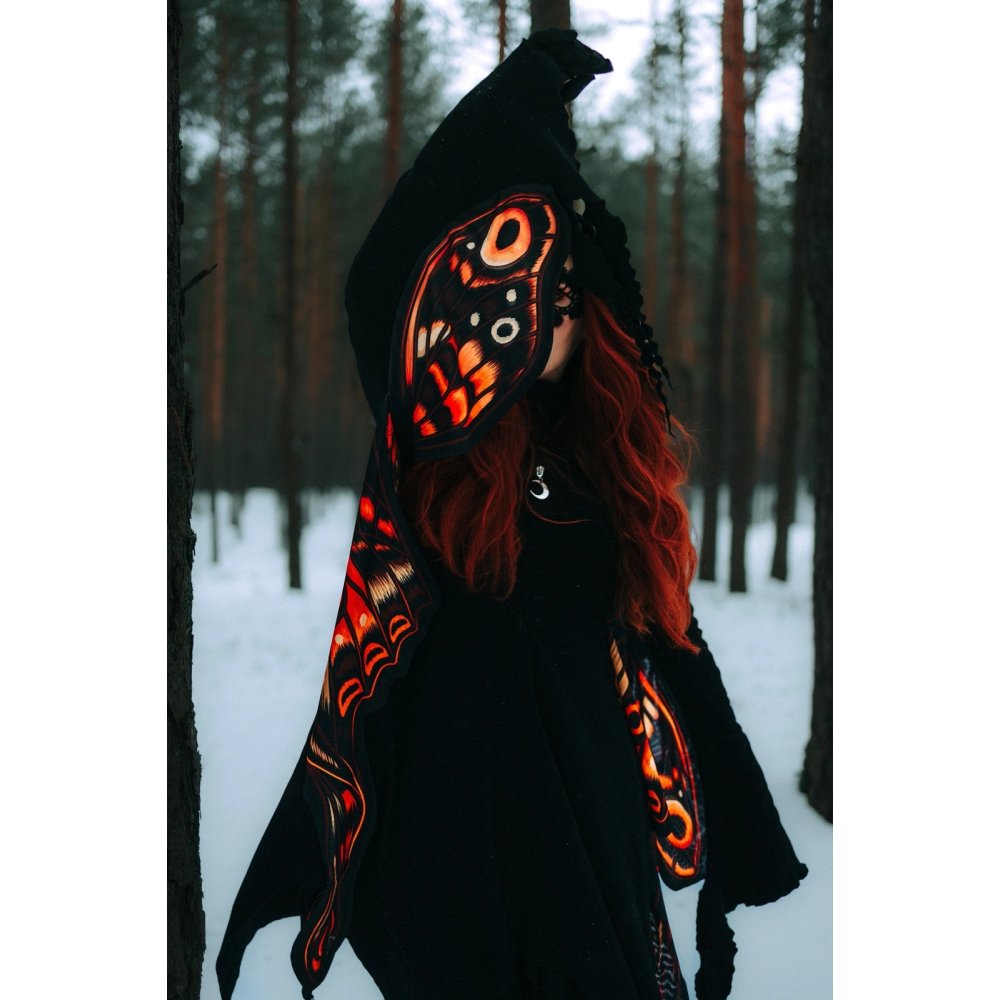 Restyle Restyle - Ignis Moth Jacket - Zwart/Oranje | Attitude Holland